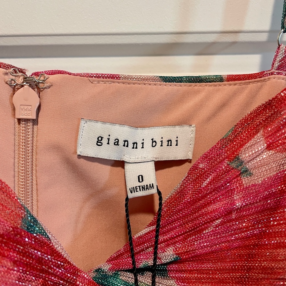 Gianni Bini Floral Sundress Sleeveless Cocktail - Picture 5 of 8